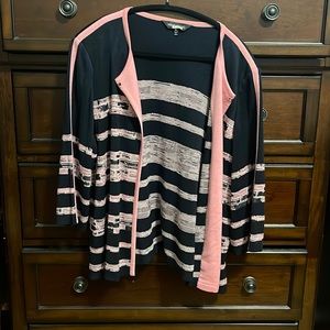 Ming Wang knit jacket, size 1x